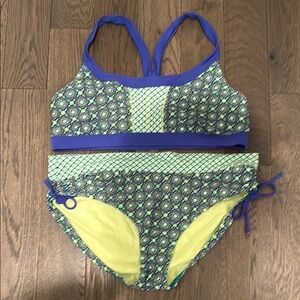 Prana 2 piece bathing suit size large.
